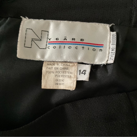 NYGARD COLLECTION, BLACK SKIRT, SIZE: 14 - Picture 9 of 10